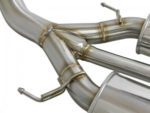 Honda Civic Performance Exhaust - aFe - Takeda 3 IN 304 Stainless Steel Cat-Back w/ Tri-Black Tips - Black - L4 2.0L (t) - `17-`21