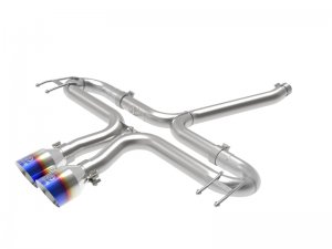 Honda Civic Performance Exhaust - aFe - Takeda Axle-Back - Blue Flame - 1.5L - `17-`21