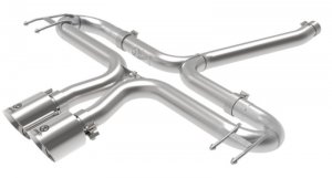 Honda Civic Performance Exhaust - aFe - Takeda 2-1/2in 304 SS Axle-Back - Polished - L4-1.5L (t) - `17-`20