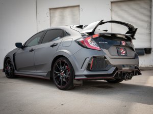 Honda Civic Performance Exhaust - Rear - aFe - Axle-Back, Carbon Fiber Tips - 2.0L - `17-`21