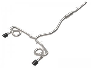 Honda Civic Performance Exhaust - aFe - Takeda 2.5in to 3in 304 SS Cat-Back Exhaust - Carbon Fiber - 1.5L - `22-`23
