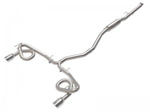 Honda Civic Performance Exhaust - aFe - Takeda 2.5in to 3in 304 SS Cat-Back Exhaust w/ Polished Tips - Polished - L4 1.5L (t) - `22-`23