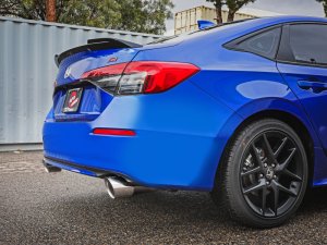 Honda Civic Performance Exhaust - aFe - Takeda 2.5in to 3in 304 SS Cat-Back Exhaust w/ Polished Tips - Polished - L4 1.5L (t) - `22-`23