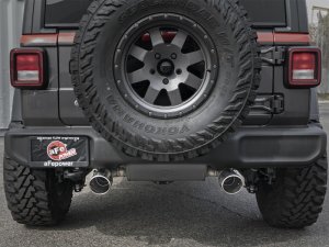 Jeep Wrangler JL Exhaust Cat Back - Rear - aFe - Rebel Series - 3.6L - `18-`24