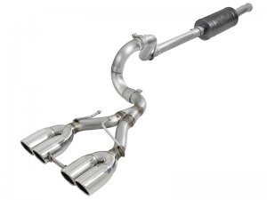 Jeep Wrangler JL Exhaust Cat-Back - Rear - aFe - Rebel Series - 3.6L - `18-`20