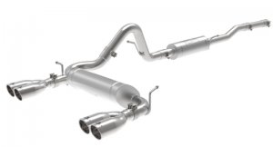 Jeep Wrangler JK Exhaust System - aFe - Vulcan Series - Polished - V6-3.6/3.8L - `07-`18