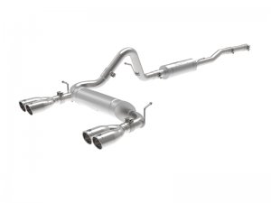 Jeep Wrangler JK Exhaust System - aFe - Vulcan Series - Polished - V6-3.6/3.8L - `07-`18