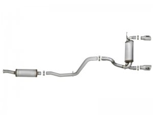 Jeep Wrangler JL Exhaust Cat Back - Rear - aFe - Rebel Series - 3.6L - `18-`24
