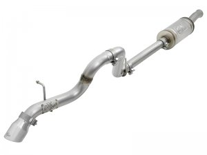 Jeep Wrangler JL Exhaust Axle Back - aFe - MACH Force-Xp, Hi-Tuck - Polished - 3.6L - `18-`20