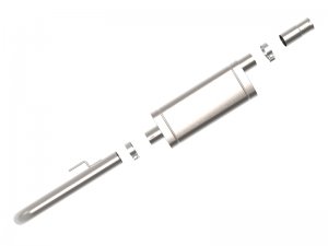 Jeep Gladiator Performance Exhaust - aFe - ROCK Basher Cat Back - 3.6L - `20-`24