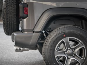 Jeep Wrangler JL Cat-Back Exhaust - aFe - Rebel Series - Polished - 2.0L (t) - `18-`24