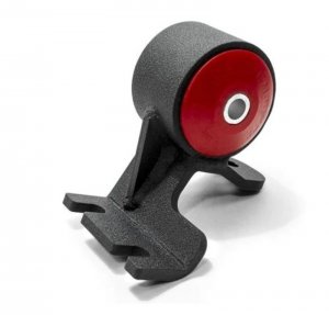 Honda Civic Rear Engine Mount - Innovative Mounts - Steel Single Mount-95A - Black - `88-`91