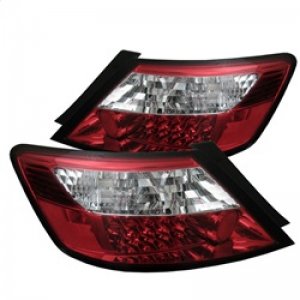 Honda Civic LED Tail Lights - SPYDER - Red/Clear - `06-`08