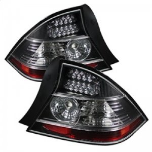 Honda Civic LED Tail Lights - SPYDER - Black - `04-`05