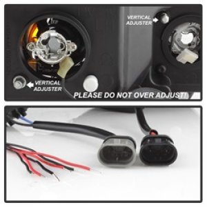 Honda Civic Headlights - SPYDER - Projector LED Halo - Black - `06-`08