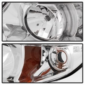 Honda Civic Headlights - SPYDER - Projector Headlights LED Halo - Chrome - `06-`08