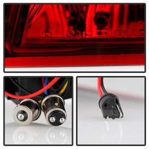 Porsche 911 Tail Lights - Rear - SPYDER - Xtune LED - Red Clear - `99-`04