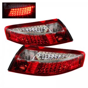 Porsche 911 Tail Lights - Rear - SPYDER - Xtune LED - Red Clear - `99-`04