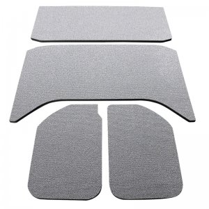 Jeep Wrangler JK Boom Mat Headliner - 4 Piece - DEI - Original Finish - Gray - `11-`18