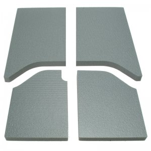 Jeep Wrangler JK Boom Mat Headliner - DEI - 4 Piece - Gray - `11-`18