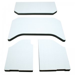 Jeep Wrangler JK Headliner - DEI - Boom Mat - White - `11-`18