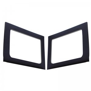 Jeep Wrangler JK Side Window Trim Kit - Rear - DEI - Black - `11-`18