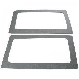 Jeep Wrangler JK Side Window Trim Kit - Rear - DEI - Gray - `11-`18