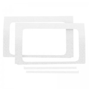 Jeep Wrangler JL Side Window Trim Kit - Rear - DEI - White - `18-`23
