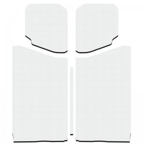 Jeep Wrangler JL Headliner - DEI - Sound Deadening - White - `18-`23