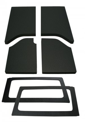 Jeep Wrangler JK Headliner Kit - DEI - Sound Deadening - Black - `11-`18