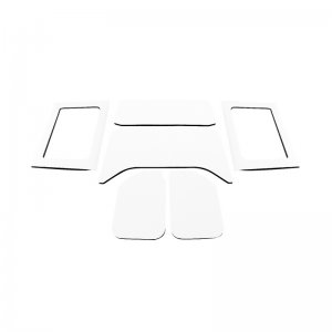 Jeep Wrangler JK Headliner Kit - DEI - Complete - White - `11-`18