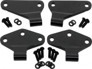 Jeep Wrangler JK Door Hinge Set - Kentrol - Powdercoat Black - `07-`18