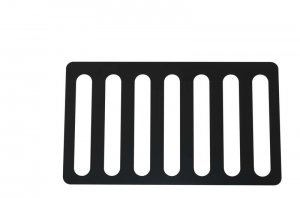 Jeep Wrangler JK Hood Vent - Kentrol - Powdercoat Black - `07-`18