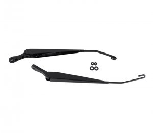 Jeep Wrangler JK Windshield Wiper Arms - Kentrol - Powdercoat Black - `07-`18