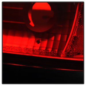 Honda Civic Tail Lights - SPYDER - Crystal - Red Smoke - `96-`00