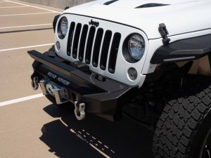 Jeep Wrangler JK Fender Flare Body Armor - Front - Road Armor - Stealth - `07-`18