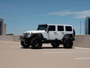 Jeep Wrangler JK Fender Flare Body Armor - Front - Road Armor - Stealth - `07-`18