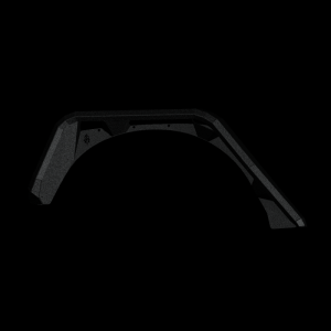 Jeep Wrangler JK Rear Fender Flares - Rear - Road Armor - Stealth - Black - `07-`18