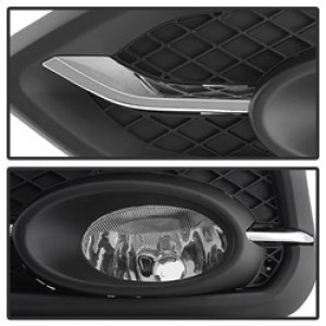 Honda Civic Fog Lights - SPYDER - OEM w/Switch - Clear - `14-`15