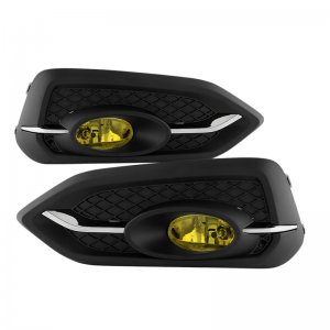 Honda Civic Fog Lights - SPYDER - OEM w/Switch - Yellow - `14-`15