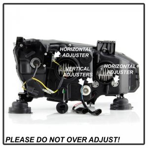 Honda Civic Headlight - SPYDER - LED + Sequential Turn Signal - Black - `16-`18