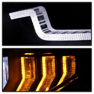 Honda Civic Headlights - SPYDER - Spyder Signature Series; Sequential Crystal Light Bar - Black - 2016