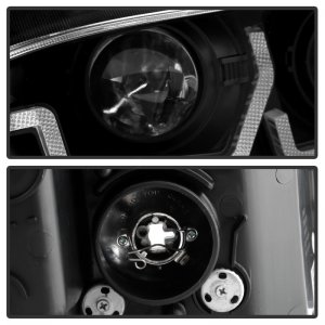 Honda Civic Headlights - SPYDER - Spyder Signature Series; Sequential Crystal Light Bar - Black - 2016