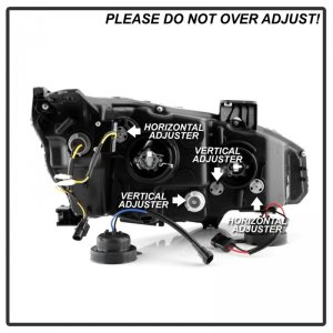 Honda Civic Headlights - SPYDER - Spyder Signature Series; Sequential Crystal Light Bar - Black - 2016