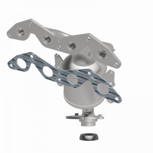 Honda Civic Catalytic Converter - Magnaflow - Direct-Fit, HM Grade - `01-`05