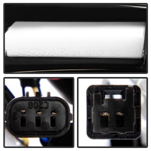 Honda Civic LED Tail Lights - Rear - SPYDER - Light Bar - Black Chrome - `16-`19