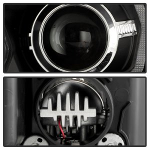 Honda Civic Headlights - SPYDER - High-Power LED Module - Black - `16-`20