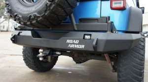 Jeep Wrangler JK Rear Bumpers - Rear - Road Armor - Stealth - Tex Blk - `07-`17