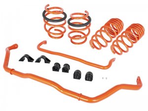 Honda Civic Coilover Suspension Kit - Front + Rear - aFe - Stage-1 - Tangerine Orange - 2.0L - `17-`18