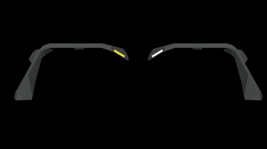 Jeep Wrangler JL Stealth Front Fender Flare - Front - Road Armor - Stealth w/Switchback LED DRL - Tex Blk - `18-`20